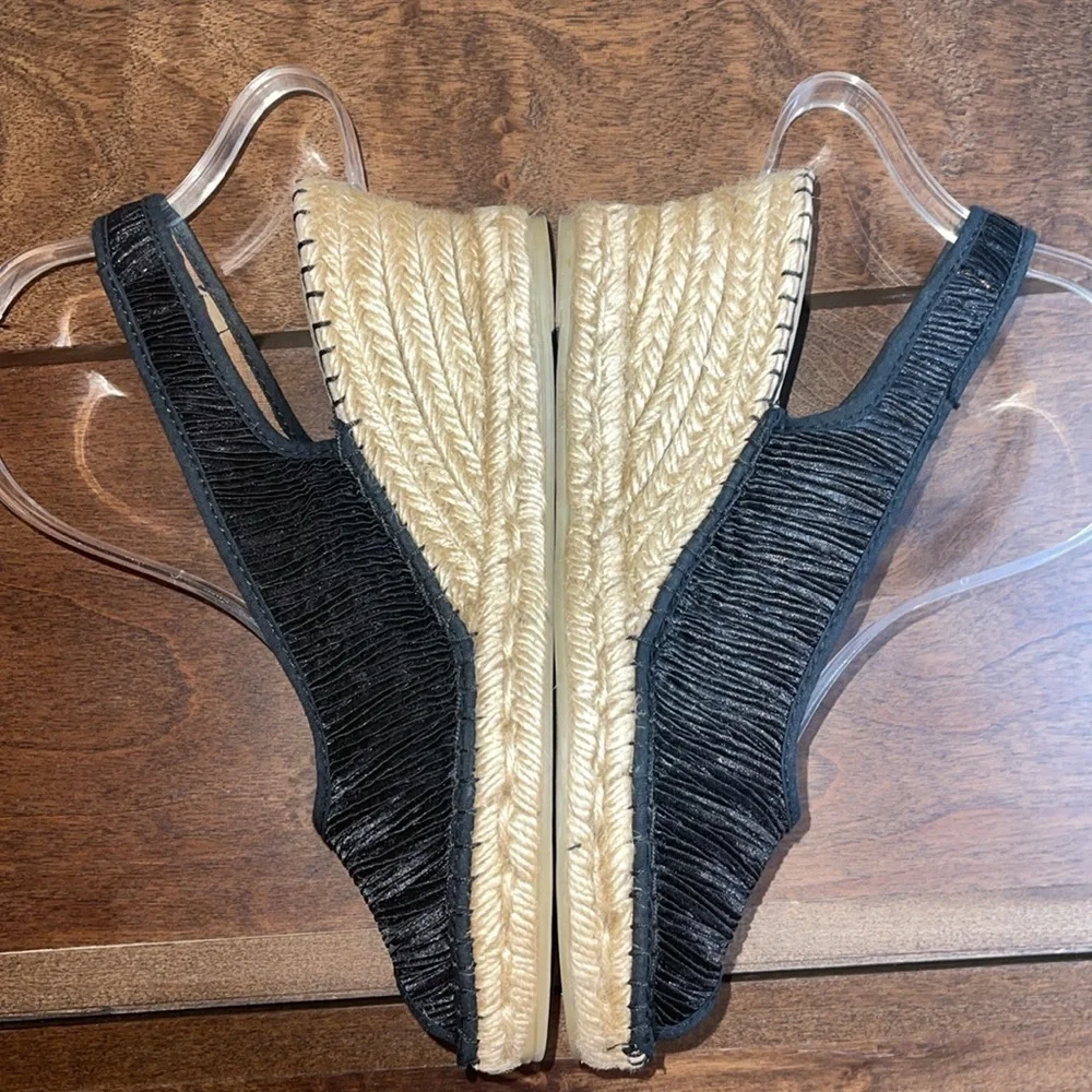 Azura Made In Spain Jeanette Espadrilles Black Sz. 38